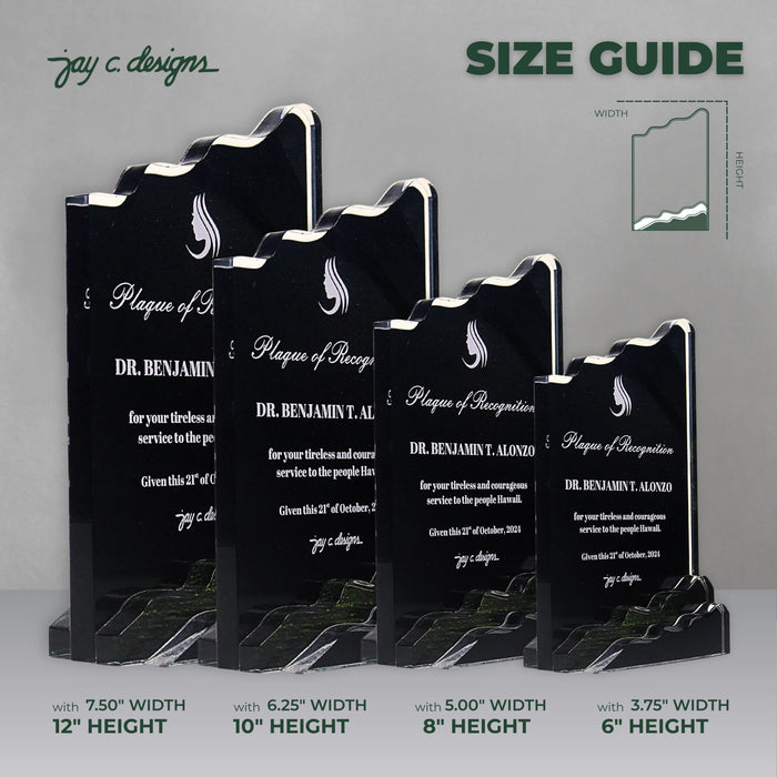 Customize Acrylic Trophies & Plaques 8021