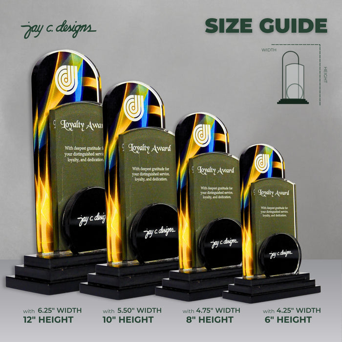 Customize Acrylic Trophies & Plaques 8022