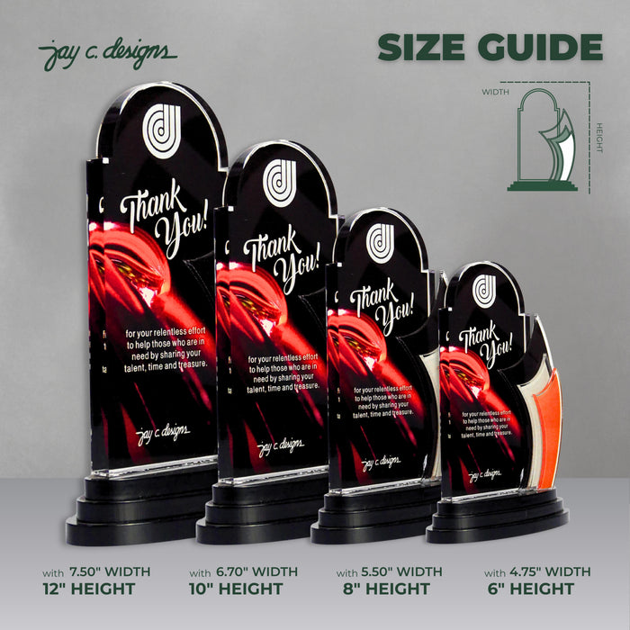 Customize Acrylic Trophies & Plaques 8023