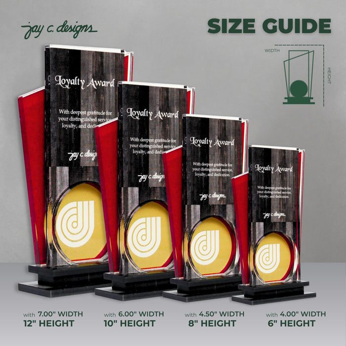 Customize Acrylic Trophies & Plaques 8024
