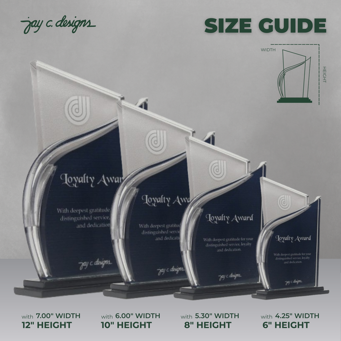 Customize Acrylic Trophies & Plaques 8026