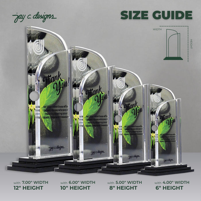 Customize Acrylic Trophies & Plaques 8036