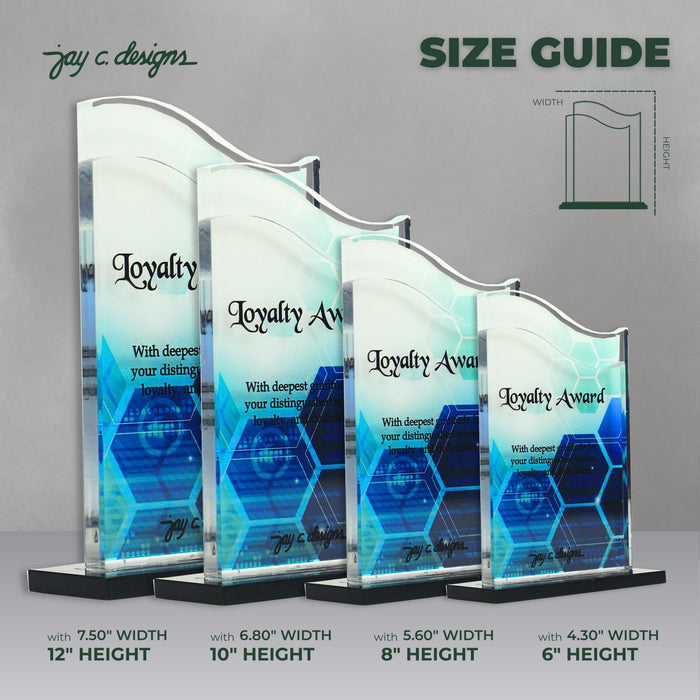 Customize Acrylic Trophies & Plaques 8037