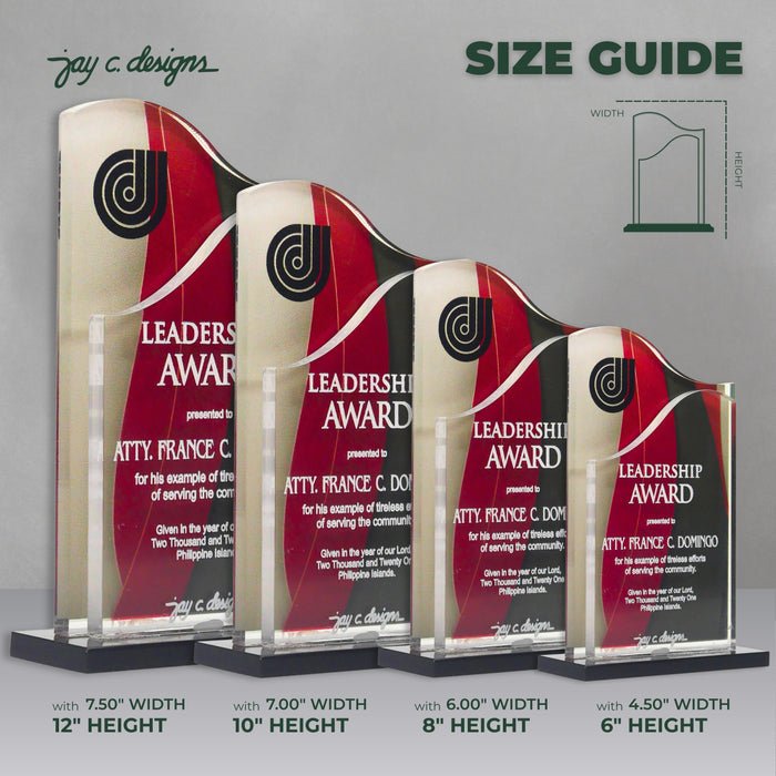 Customize Acrylic Trophies & Plaques 8040