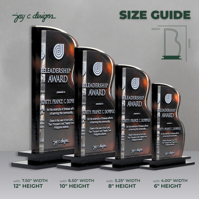 Customize Acrylic Trophies & Plaques 8041
