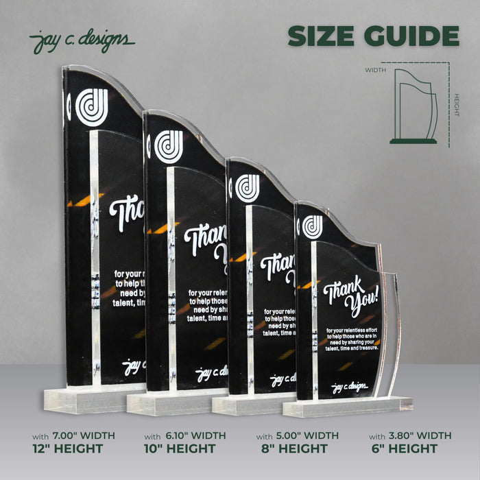 Customize Acrylic Trophies & Plaques 8043