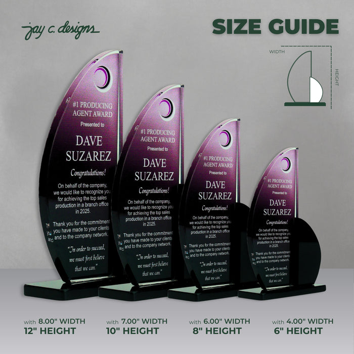 Customize Acrylic Trophies & Plaques 8053