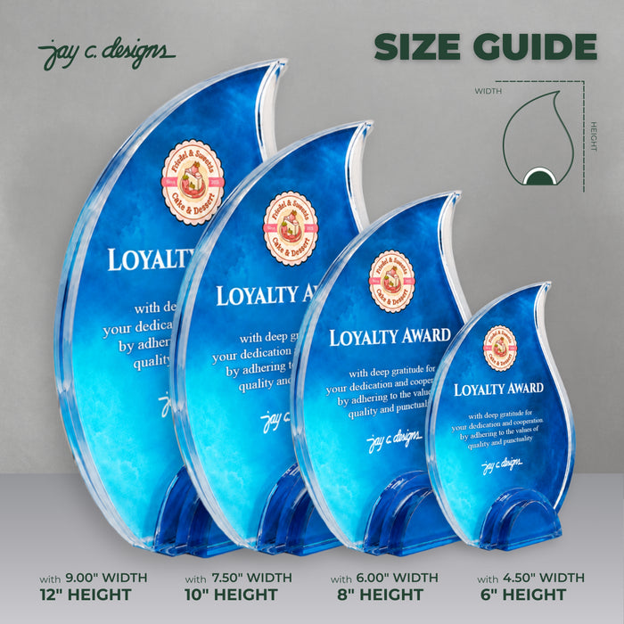 Acrylic Trophies & Plaques 8052