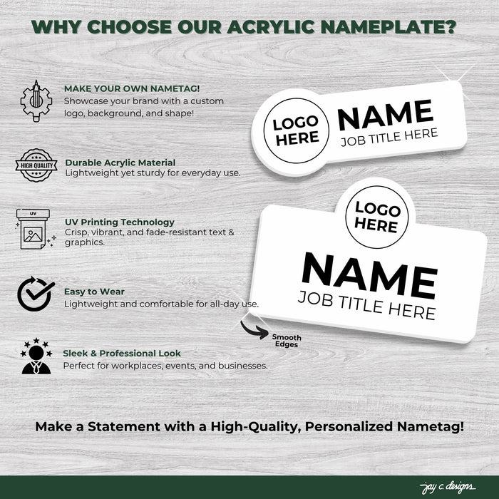 Logo Cut Out Name Tags Series