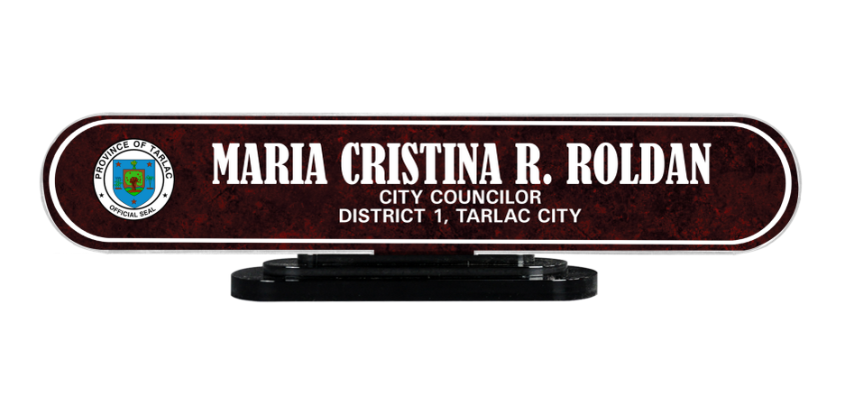 Acrylic Table Name Sign Supplier Philippines — Jay C. Designs