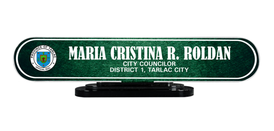 2003 Table Name Sign