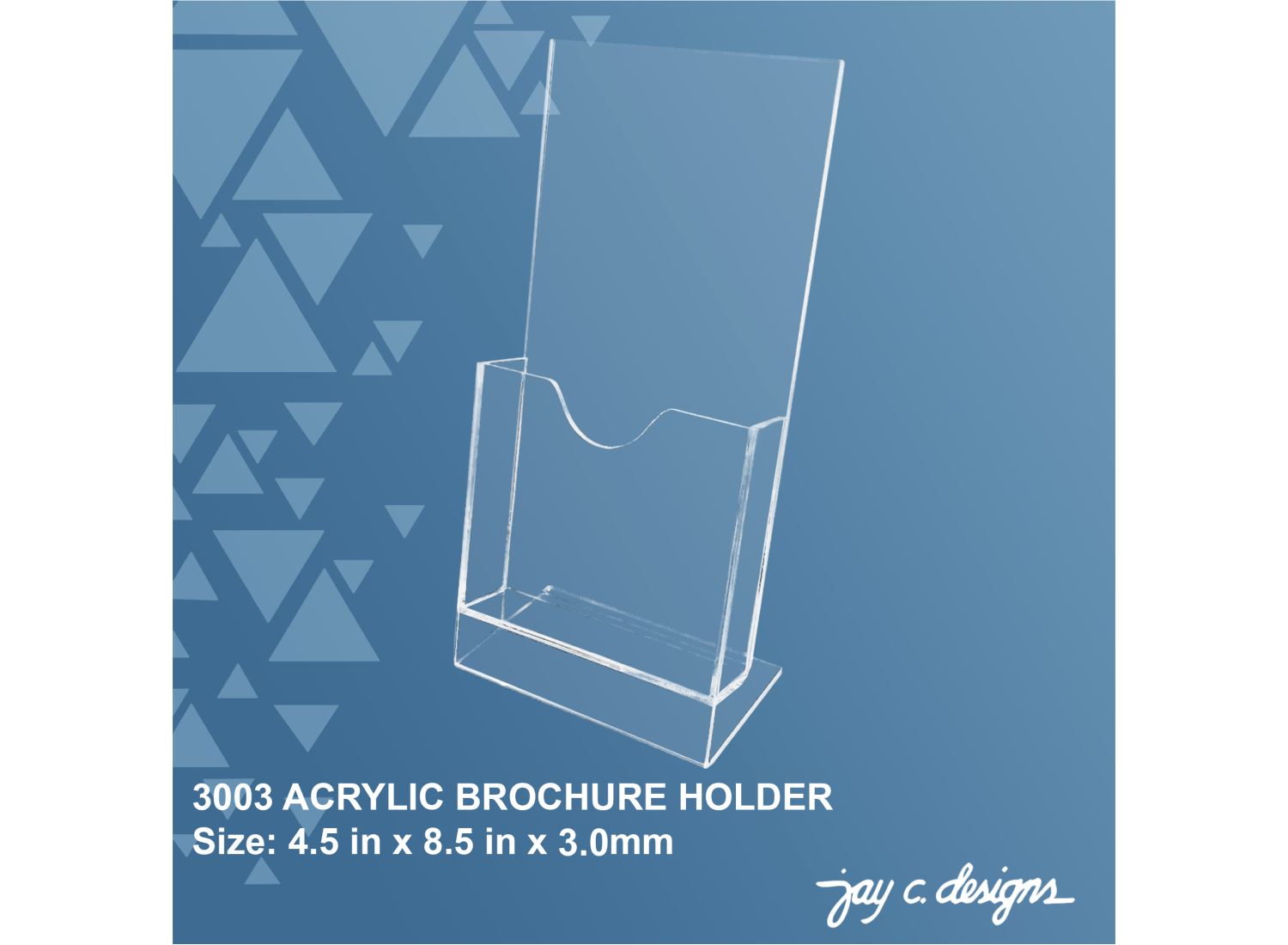 Acrylic Products Philippines Acrylic Brochure Holder Jay C. Designs