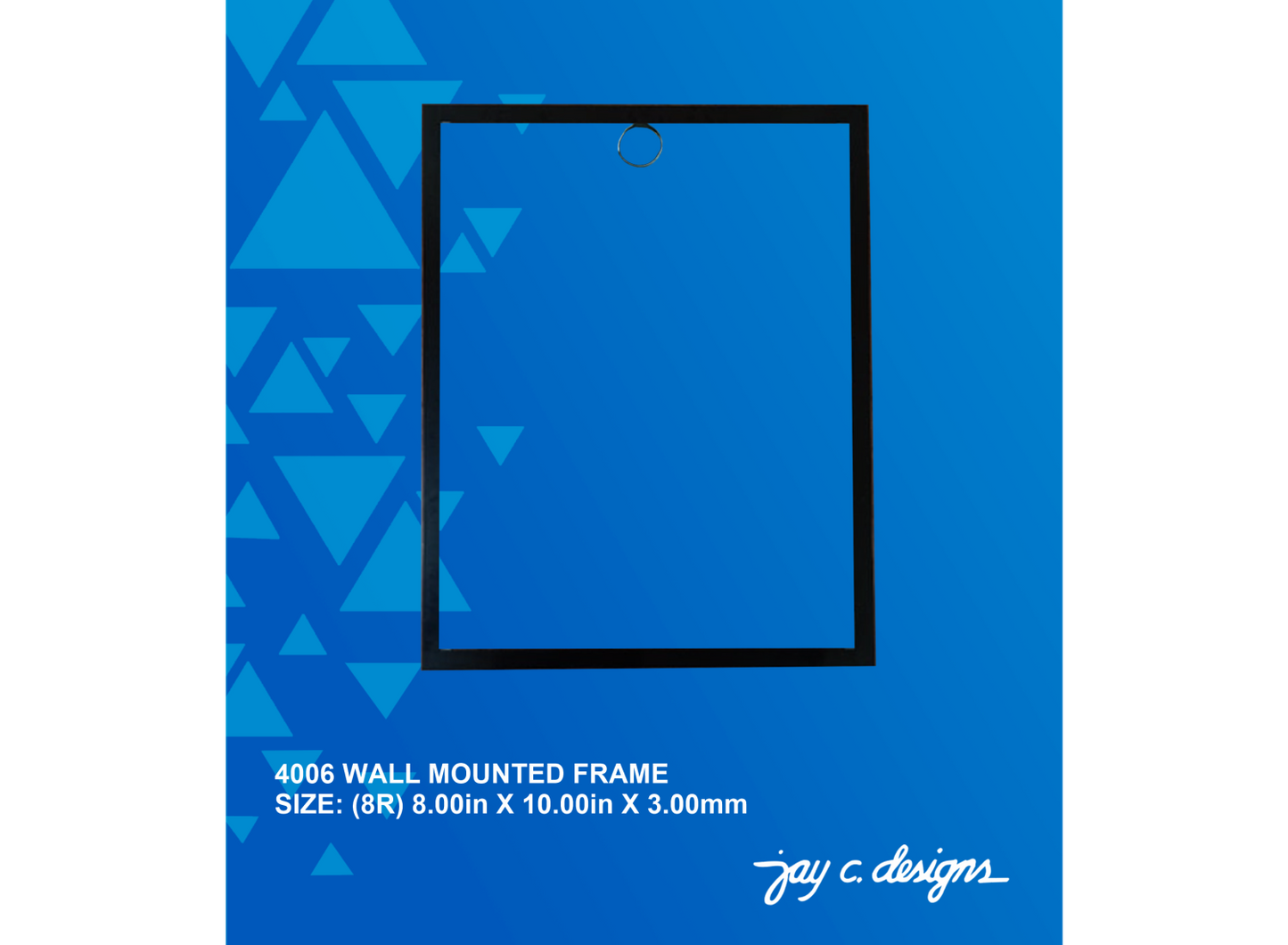 4006 Acrylic Wall Mounted Frame (8.0in x 10.0in x 2.0mm)