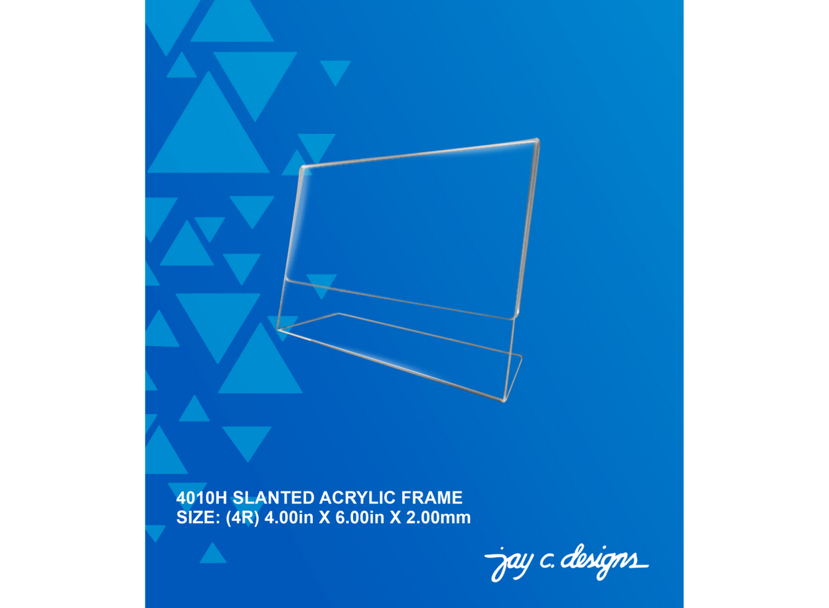 Acrylic Slanted Frame — Jay C. Designs