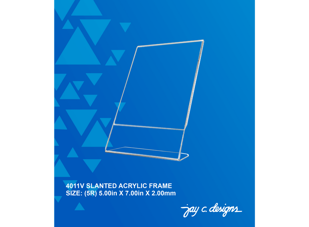 Acrylic Frame Philippines - Slanted Frame — Jay C. Designs