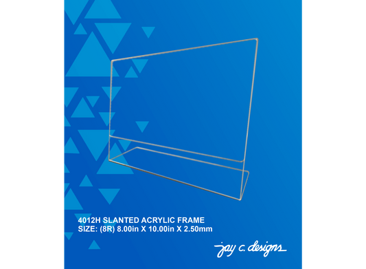 4012H Acrylic Slanted Frame (8.0in x 10.0in x 2.5mm)