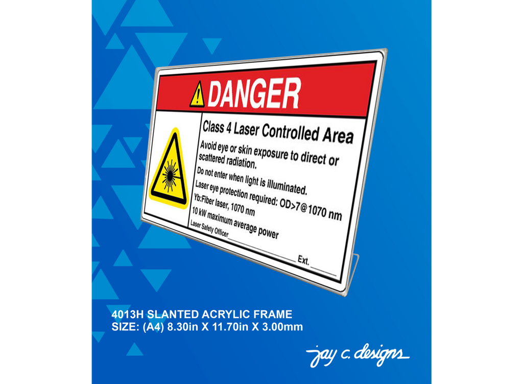 Acrylic Frame Philippines - Slanted Frame — Jay C. Designs