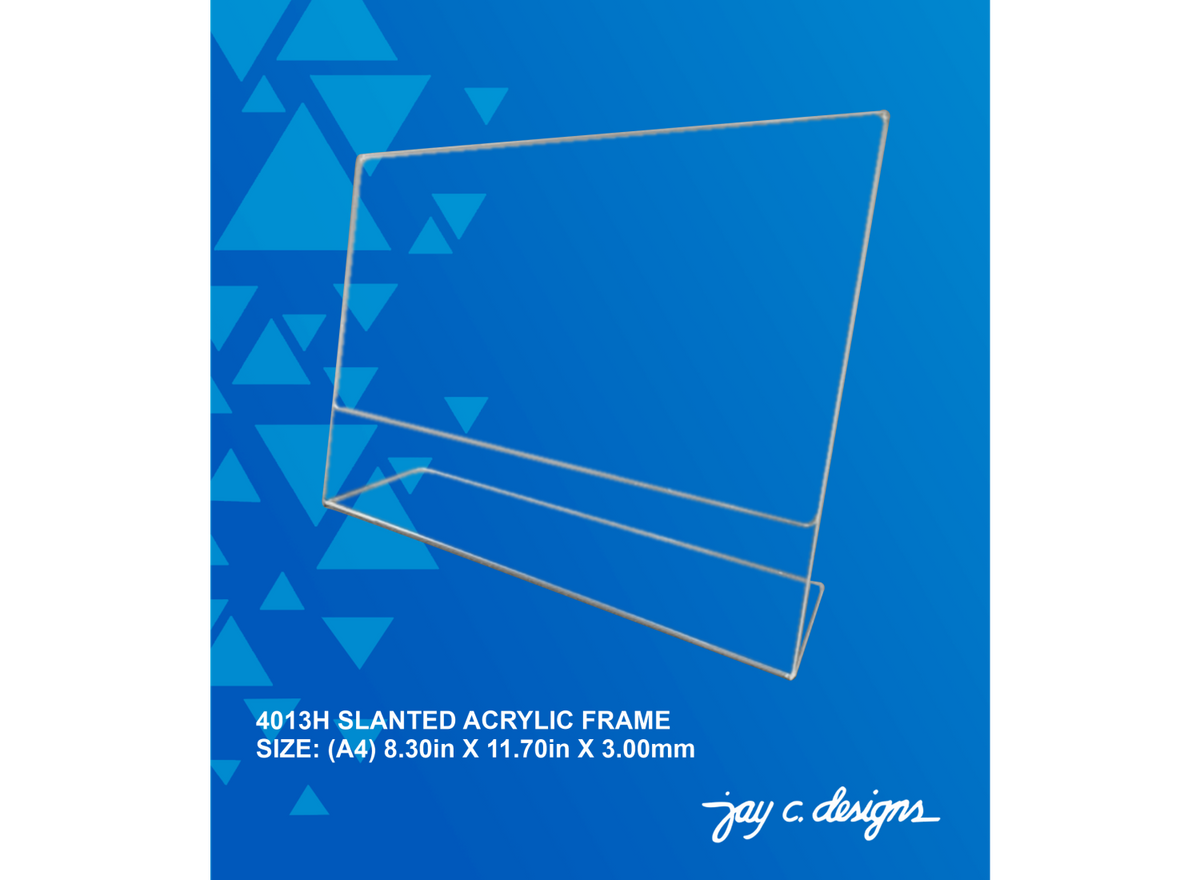 Acrylic Frame Philippines - Slanted Frame 4013H — Jay C. Designs
