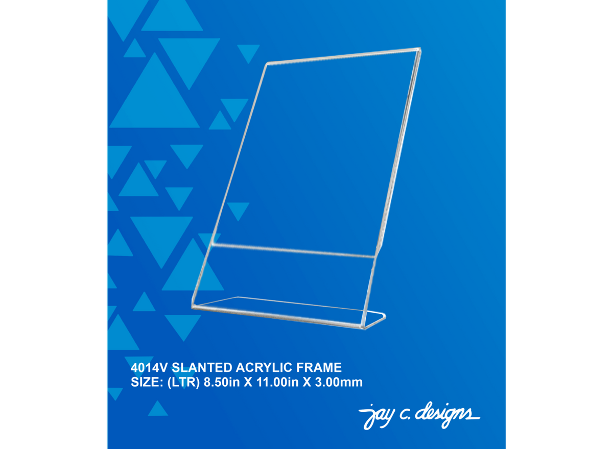 Acrylic Frame Philippines - Slanted Frame 4014V — Jay C. Designs