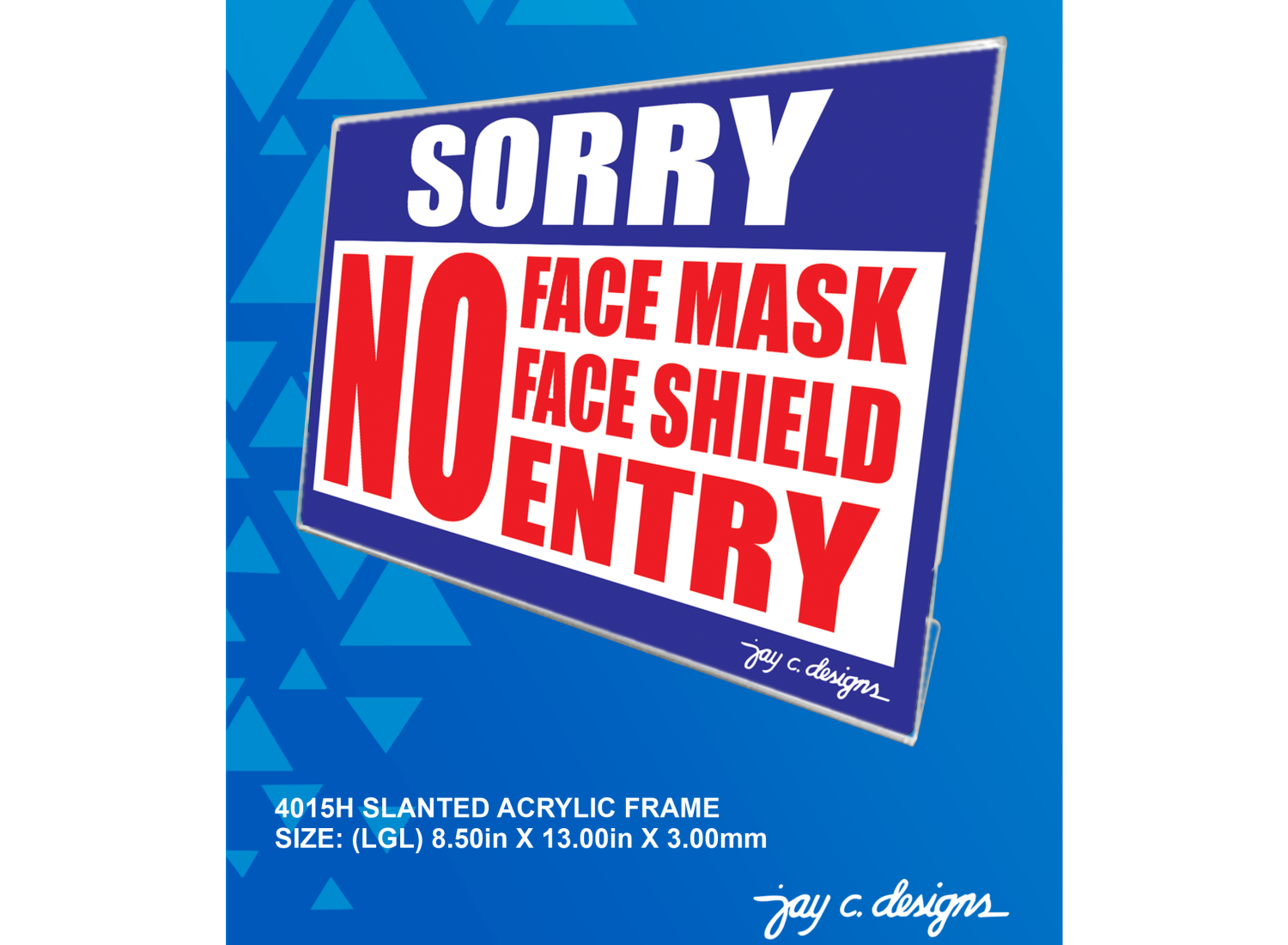 Acrylic Frame Philippines - Slanted Frame 4015H – Jay C. Designs