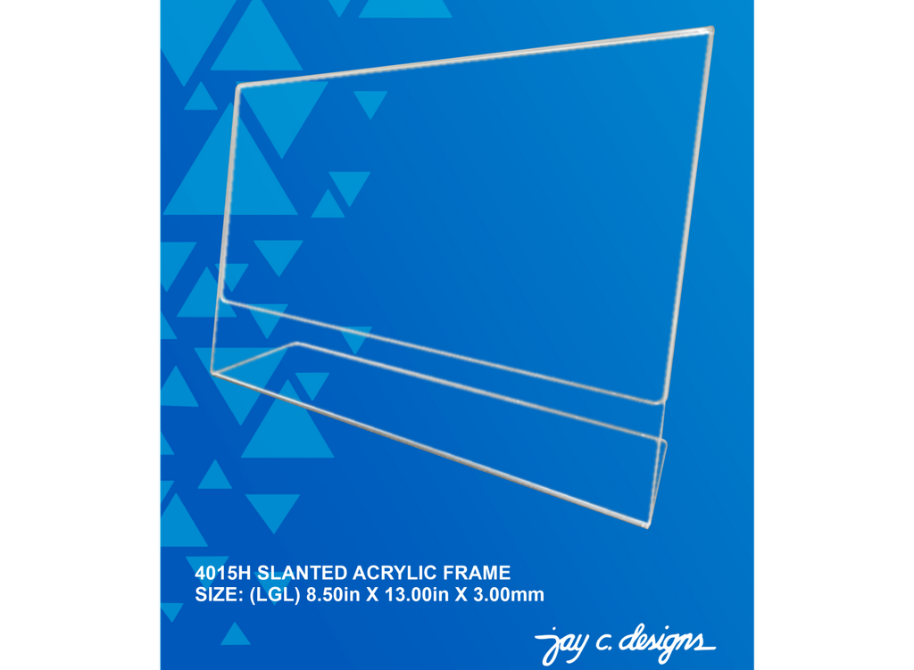 Slunted Frame Acrylic Frame Philippines - Slanted Frame — Jay C. Designs