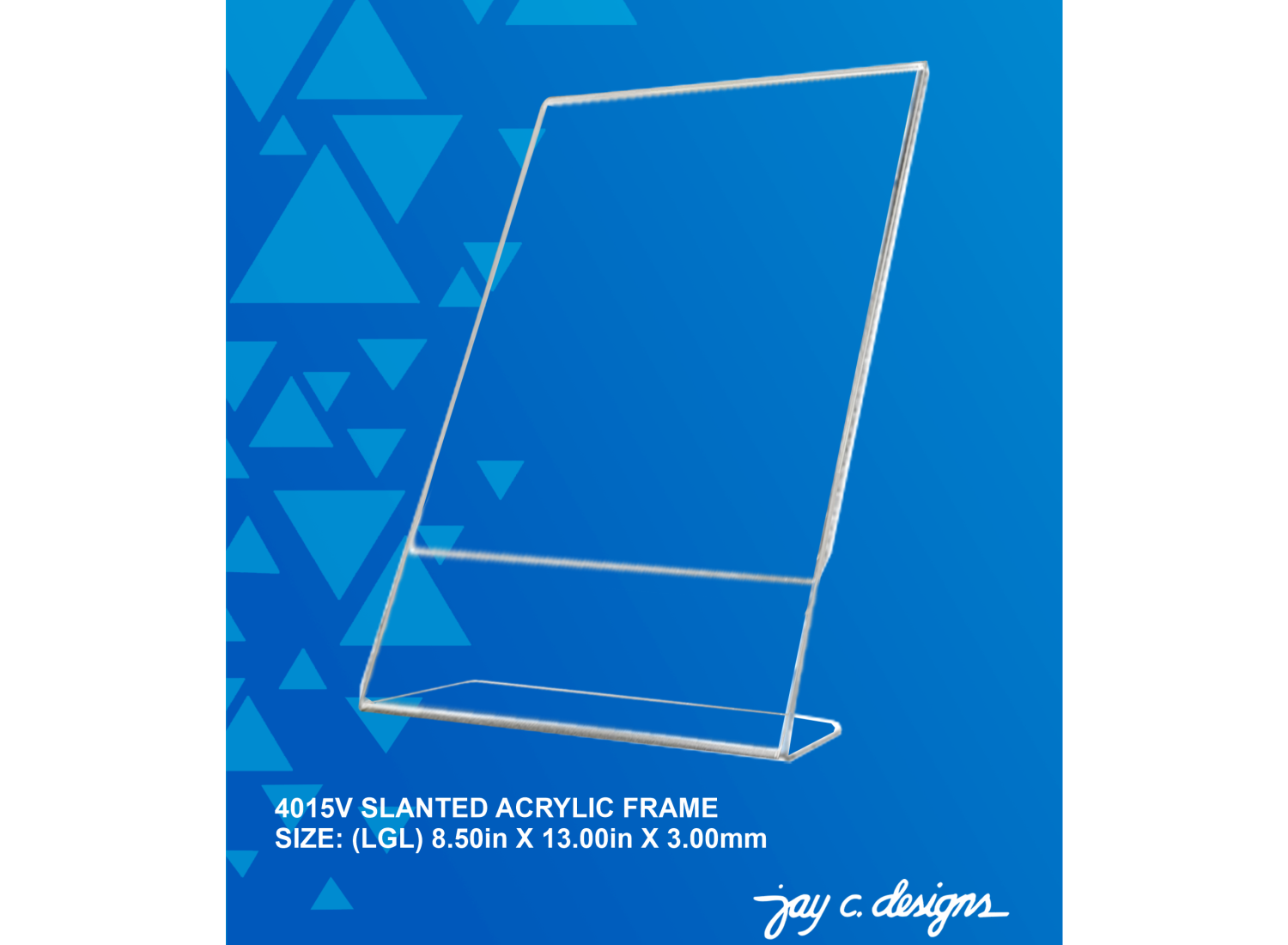 Acrylic Frame Philippines - Slanted Frame – Jay C. Designs