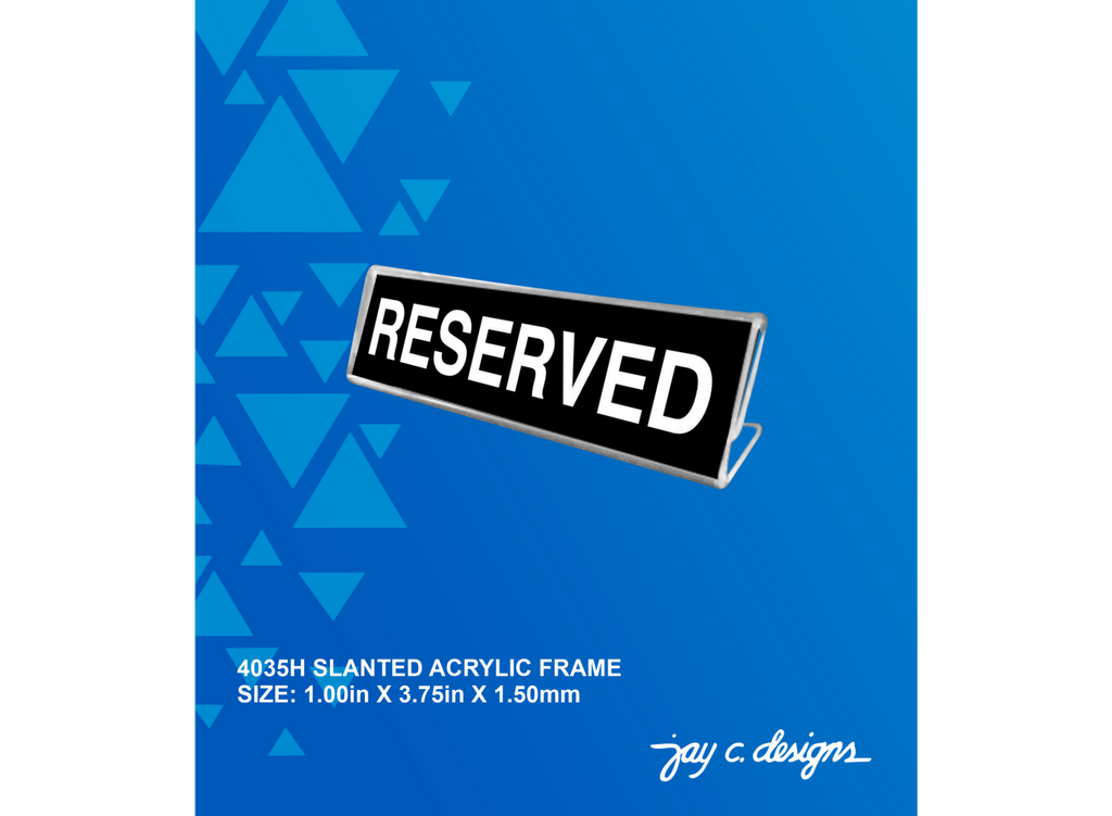 Acrylic Frame Philippines - Slanted Frame — Jay C. Designs