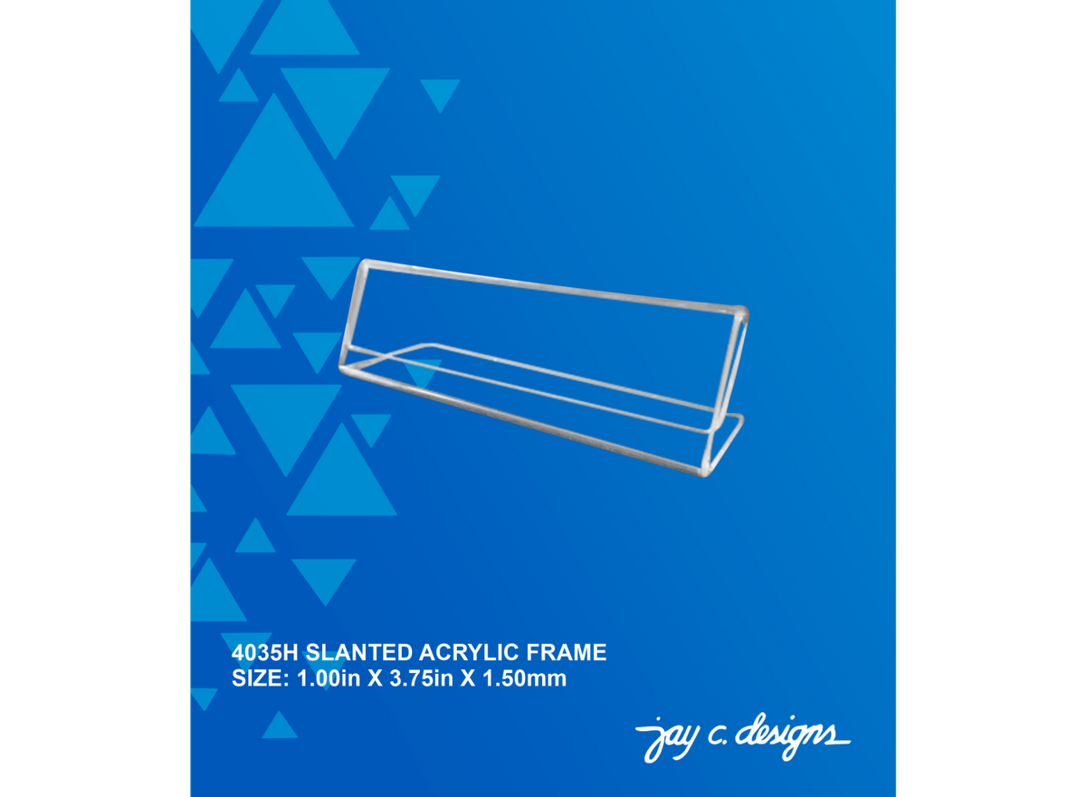 Acrylic Frame Philippines - Slanted Frame 4035H — Jay C. Designs