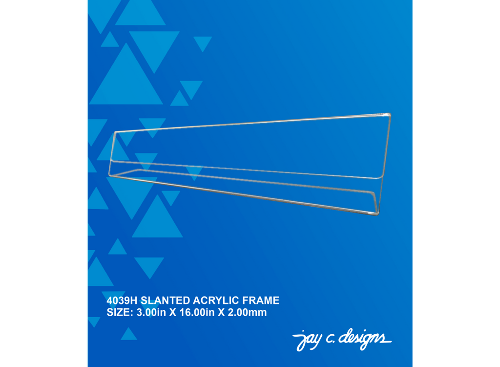 Acrylic Frame Philippines - Slanted Frame — Jay C. Designs