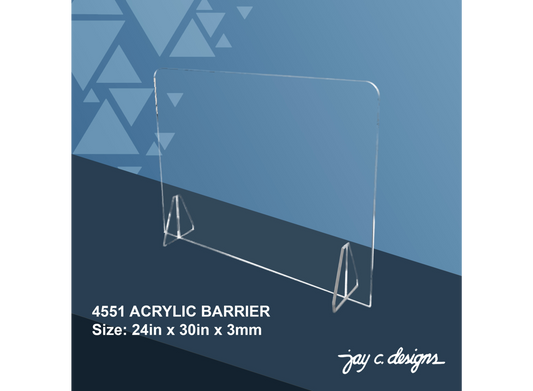 4551 Acrylic Barrier (24.0in x 30.0in x 3.0mm)