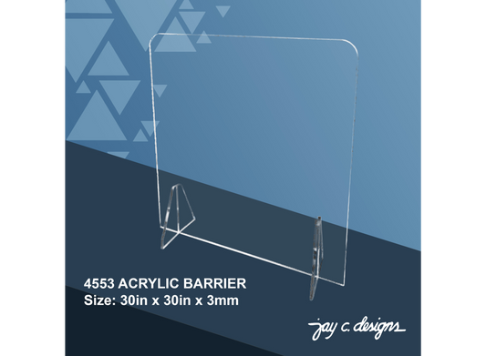 4553 Acrylic Barrier (30.0in x 30.0in x 3.0mm)