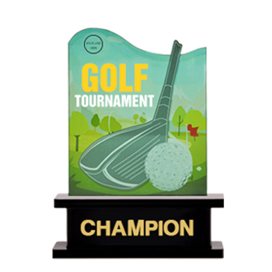 Acrylic Golf Trophy 7019