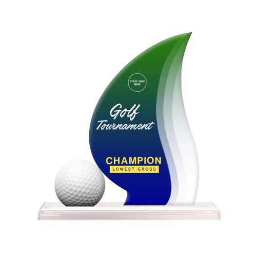 Acrylic Golf Trophy 7025