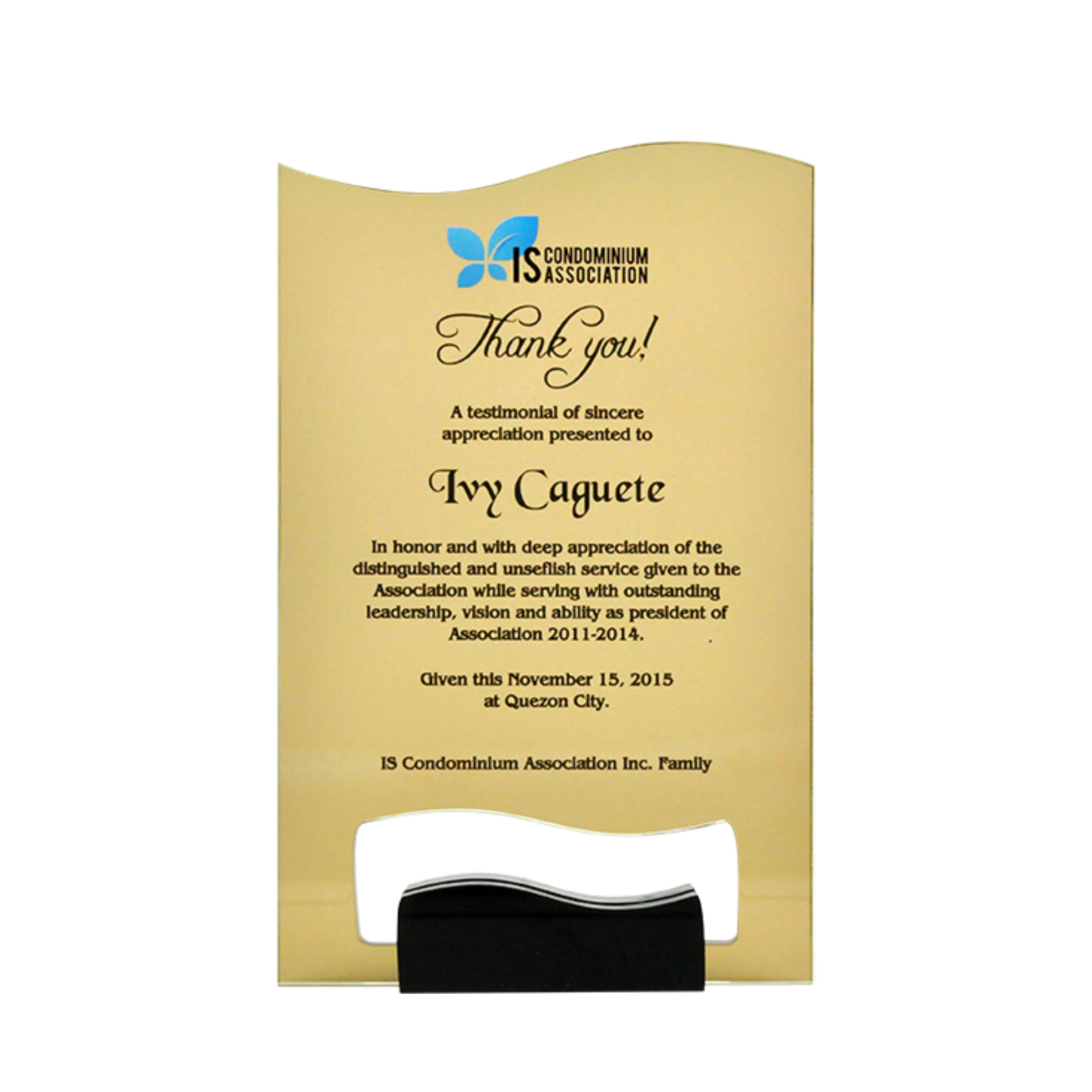 Customized Acrylic Plaques Jay C. Designs