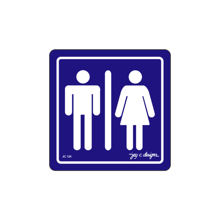 Male/Female Restroom Acrylic Restroom Signage