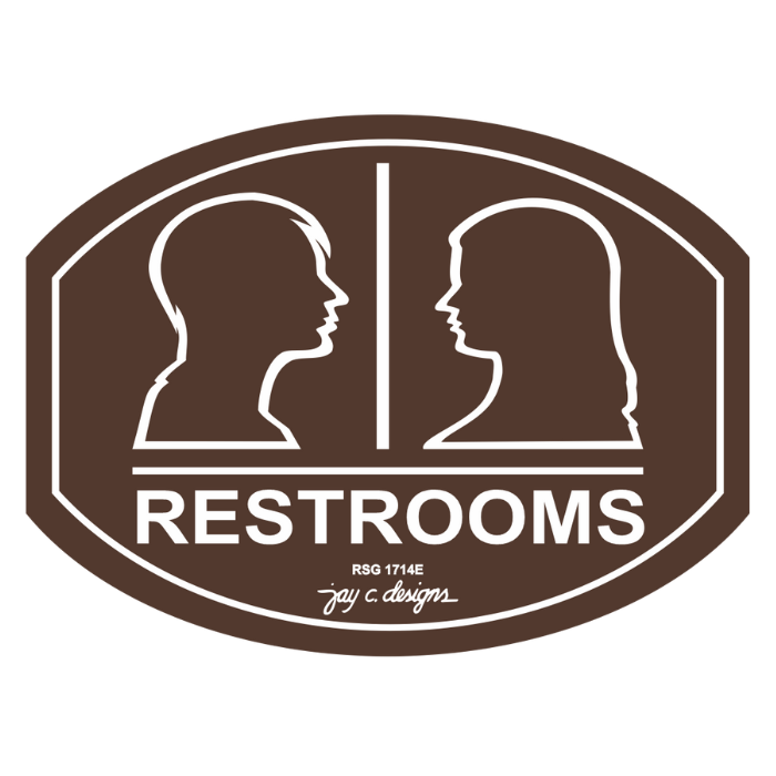 Male/Female Acrylic Restroom Signage