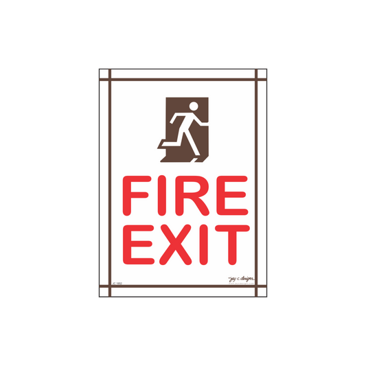 Fire Exit Acrylic Signage