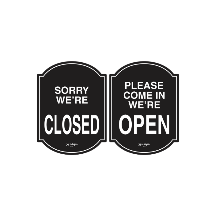 Acrylic Signage Maker Philippines - Open/Closed Sign — Jay C. Designs