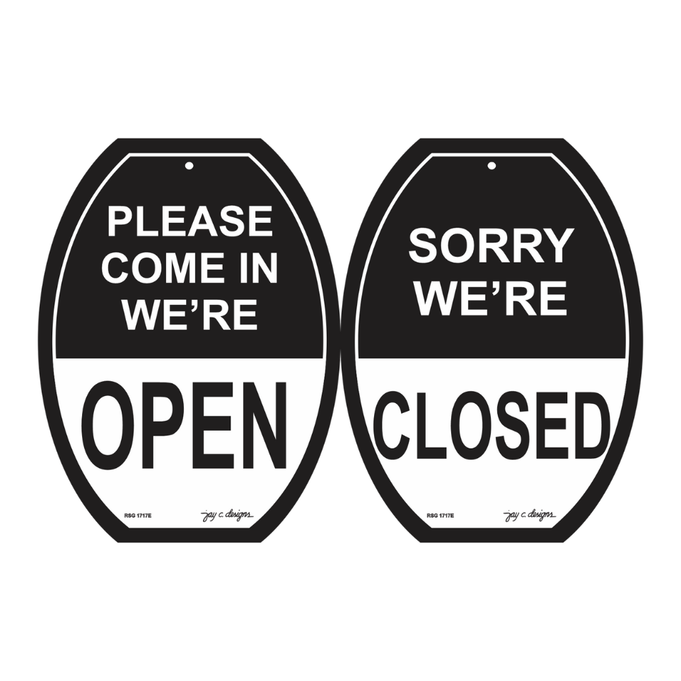 Acrylic Signage Maker Philippines - Open/Closed Sign – Jay C. Designs