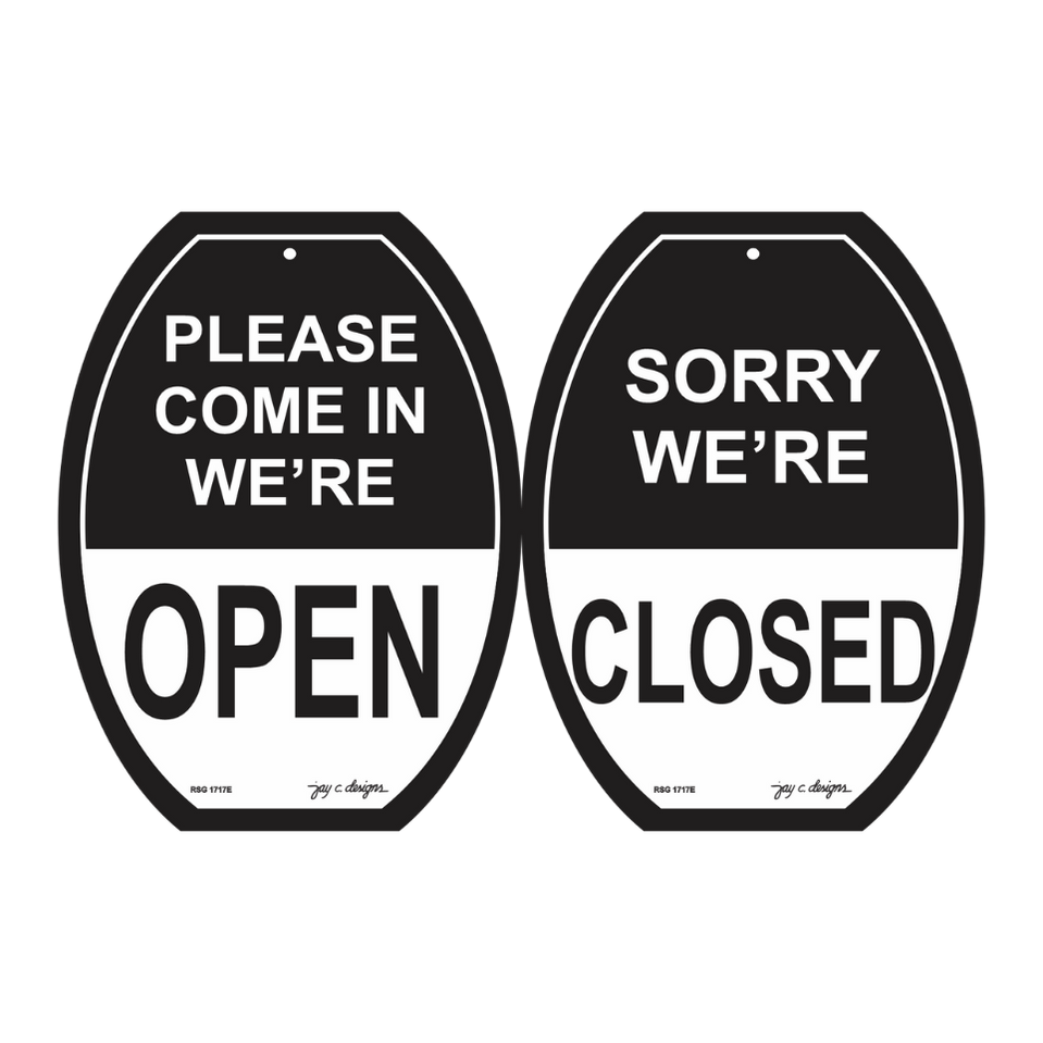 Acrylic Signage Maker Philippines - Open/Closed Sign — Jay C. Designs