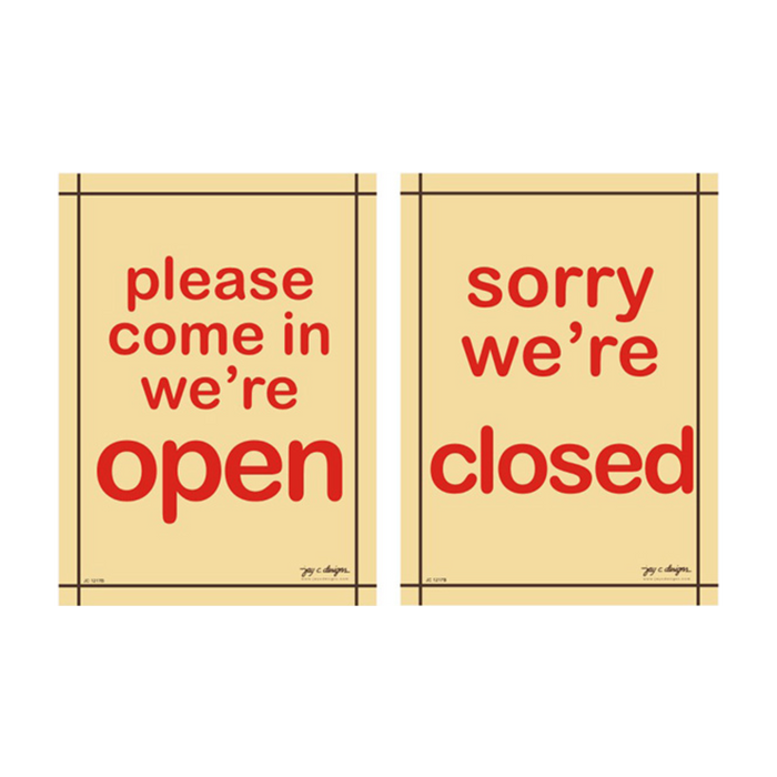 Vinyl Signage Maker Philippines - Open/Closed Sign — Jay C. Designs