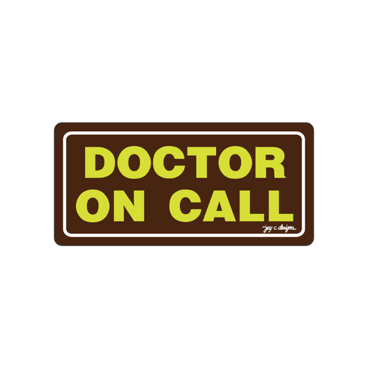 Doctor on Call Acrylic Signage