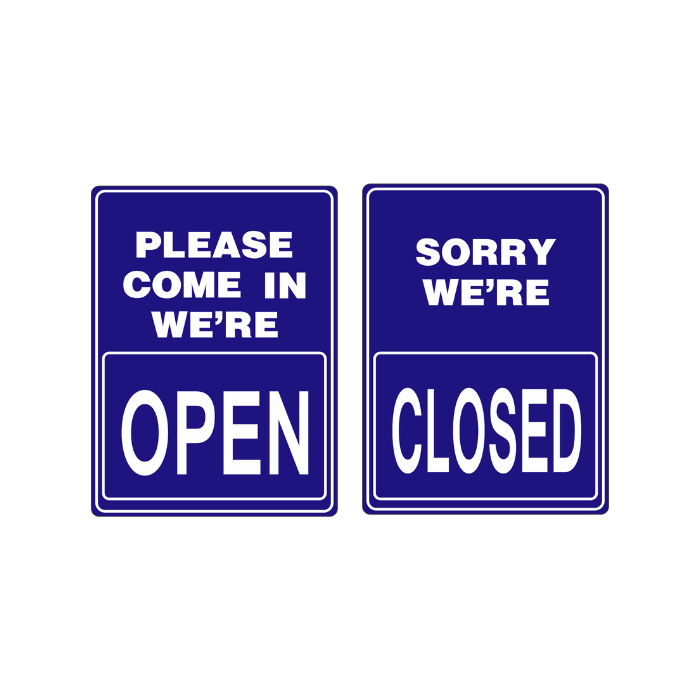 Acrylic Signage Philippines - Open/Closed Sign — Jay C. Designs