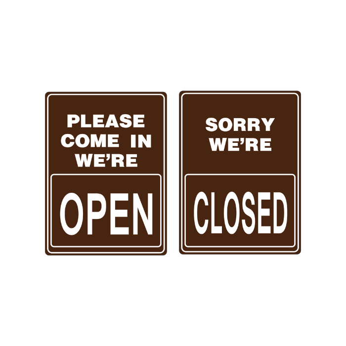 Acrylic Signage Philippines - Open/Closed Sign — Jay C. Designs