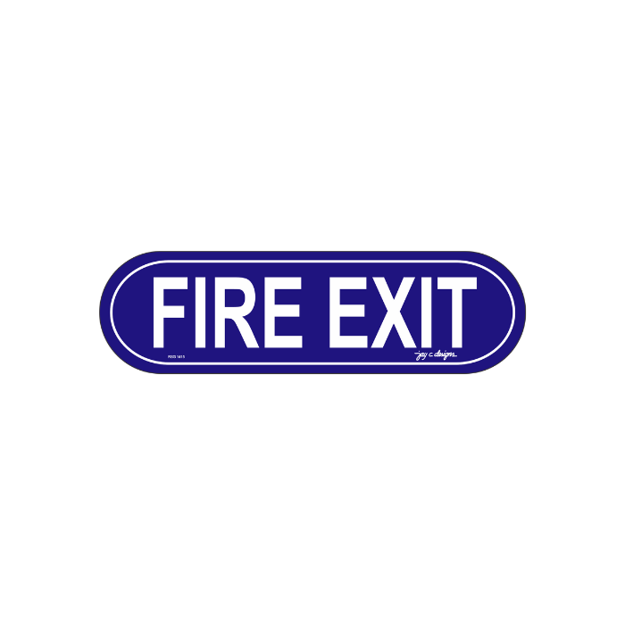 Fire Exit Custom Signage