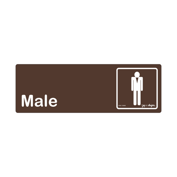 Male Restroom _ Acrylic Signage