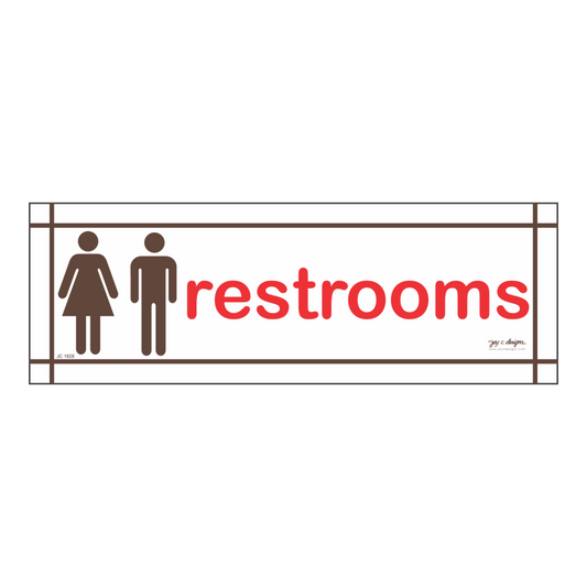 Male/Female Acrylic Restroom Signage