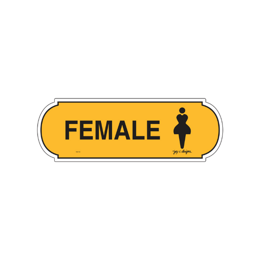 Female Restroom Signage