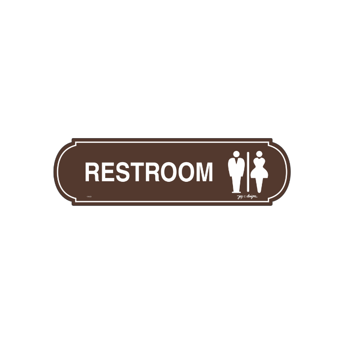 Male/Female Restroom Signage