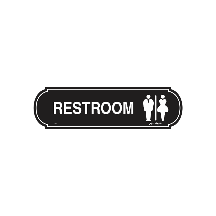 Male/Female Restroom Signage